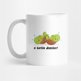 A turtle disaster (on light colors) Mug